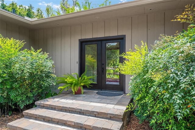6501 NW 16th Pl, Gainesville, FL 32605 - doorway to property with french doors
