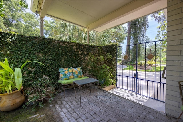 2010 NW 32nd Ter, Gainesville, FL 32605 - view of patio / terrace featuring a gate