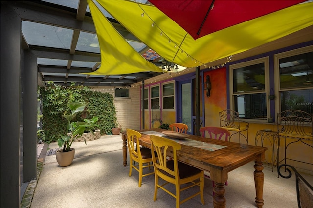 2010 NW 32nd Ter, Gainesville, FL 32605 - view of patio / terrace with outdoor dining area