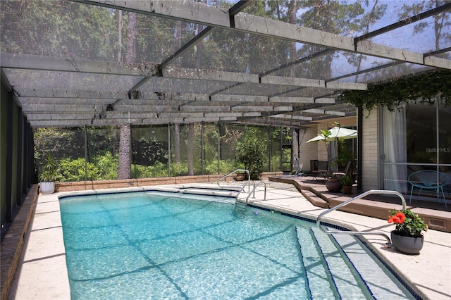 2010 NW 32nd Ter, Gainesville, FL 32605 - outdoor pool with a patio and a lanai