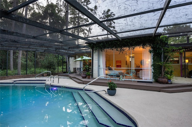 2010 NW 32nd Ter, Gainesville, FL 32605 - outdoor pool with a patio area and a lanai
