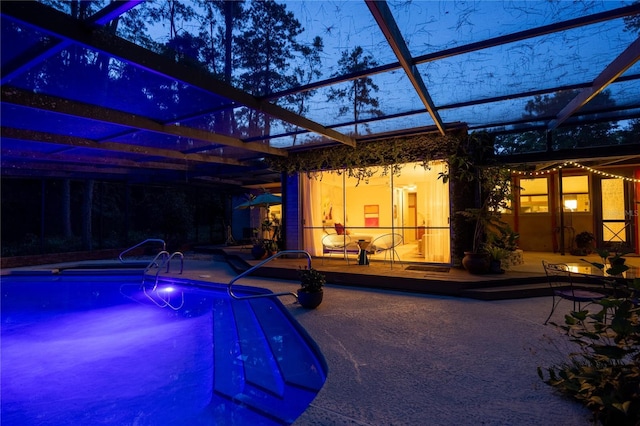 2010 NW 32nd Ter, Gainesville, FL 32605 - outdoor pool with a patio area and a lanai