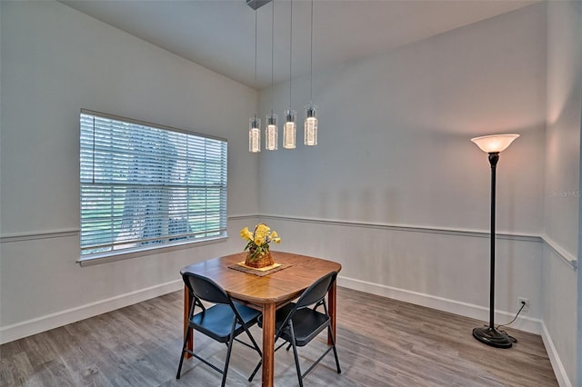 6505 SW 135th Pl, Archer, FL 32618 - dining space with baseboards and wood finished floors