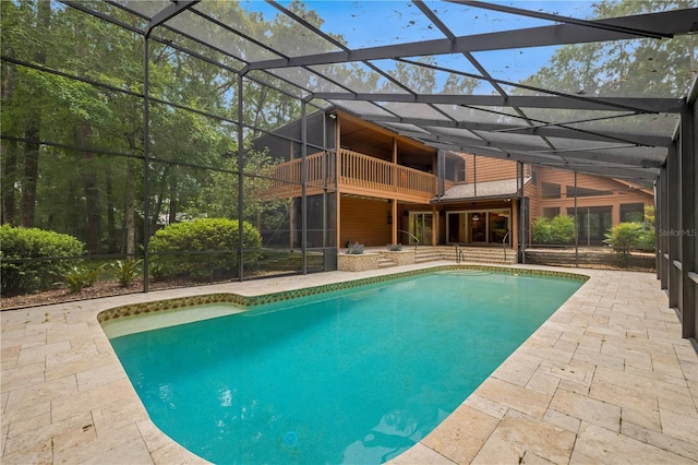 1225 NW 23rd Ter, Gainesville, FL 32605 - swimming pool featuring a patio area and a lanai