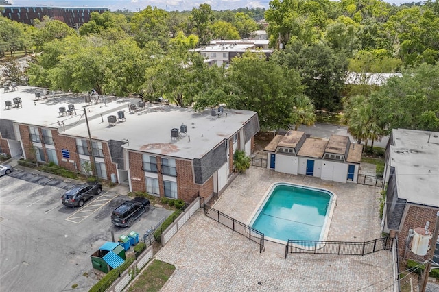 1700 SW 16th Ct Unit E9, Gainesville, FL 32608 - bird's eye view of a pool