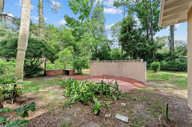 3857 SW 4th Pl, Gainesville, FL 32607 - view of yard with view of wooded area