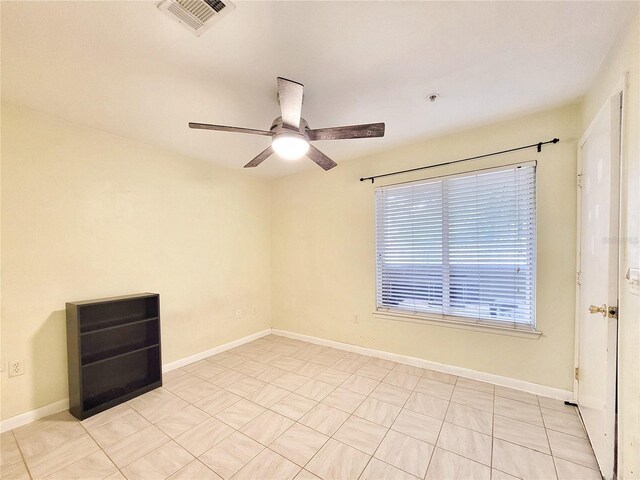 4000 SW 23rd St Unit 2-104, Gainesville, FL 32608 - empty room featuring ceiling fan and a pendent fire sprinkler