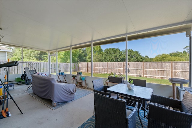 7547 SW 87th Ter, Gainesville, FL 32608 - sunroom / solarium with outdoor dining area