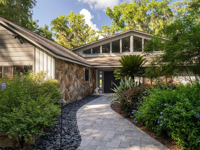 2261 NW 24th Ave, Gainesville, FL 32605 - entrance to property featuring stone siding