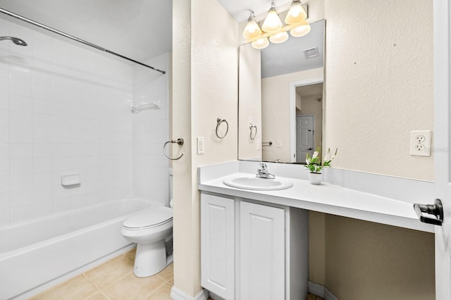 5133 SW 91st Ct Unit G202, Gainesville, FL 32608 - full bathroom with vanity, shower / bathtub combination, and tile patterned floors