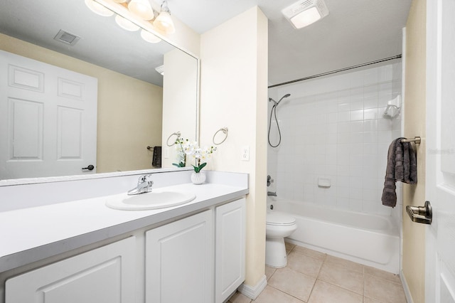 5133 SW 91st Ct Unit G202, Gainesville, FL 32608 - bathroom featuring tile patterned flooring, vanity, and shower / tub combination
