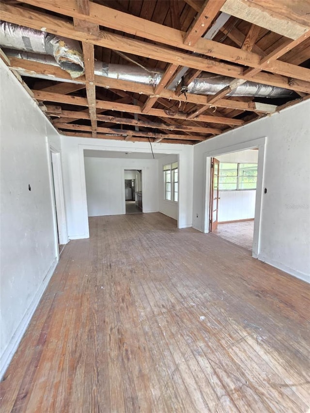 18248 High Springs Main St, High Springs, FL 32643 - unfurnished living room featuring hardwood / wood-style flooring