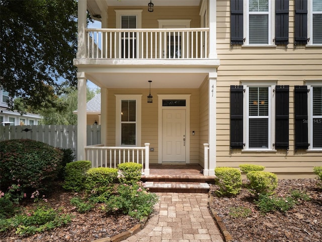 441 SW 129th Ter, Newberry, FL 32669 - entrance to property featuring a balcony