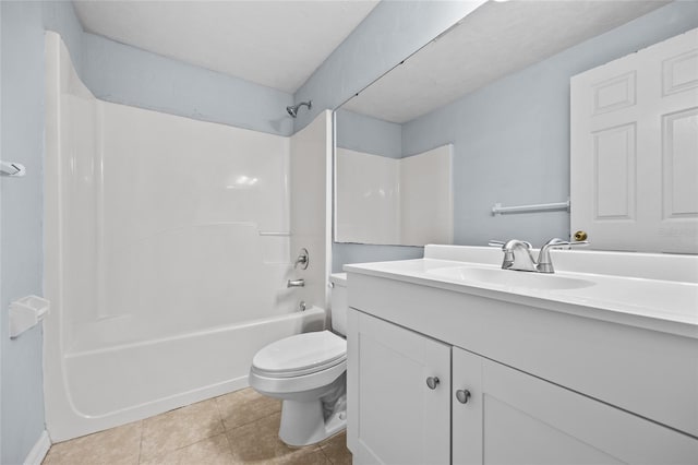 4415 SW 34th St Unit 107, Gainesville, FL 32608 - bathroom with vanity, bathing tub / shower combination, and tile patterned flooring