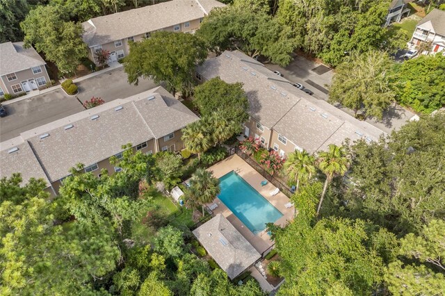 4415 SW 34th St Unit 107, Gainesville, FL 32608 - aerial view of residential area featuring a pool