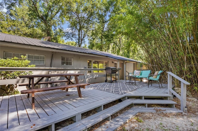 4923 SW Ichetucknee Ave, Fort White, FL 32038 - deck featuring area for grilling