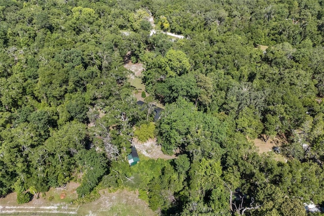 4923 SW Ichetucknee Ave, Fort White, FL 32038 - aerial view of property's location with a heavily wooded area