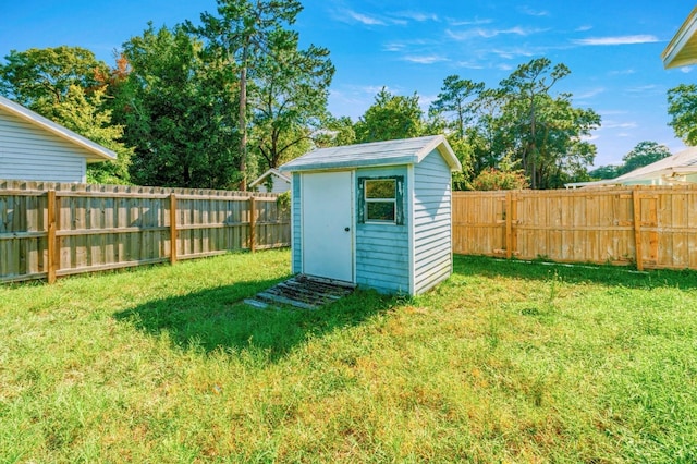 3292 NE 42nd Pl, Ocala, FL 34479 - view of shed featuring a fenced backyard
