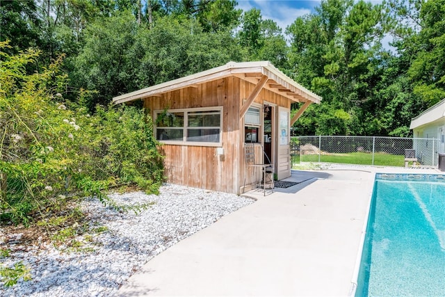174 SW Dalmation Ln, Lake City, FL 32024 - view of outbuilding featuring view of wooded area
