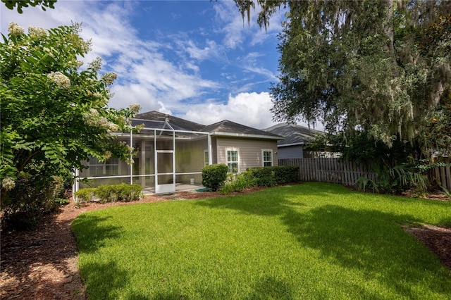 3737 SW 74th Dr, Gainesville, FL 32608 - back of house with a lanai