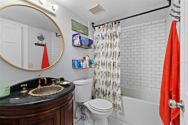 900 SW 62nd Blvd Unit H43, Gainesville, FL 32607 - full bath with vanity, shower / bathtub combination with curtain, and tile patterned flooring