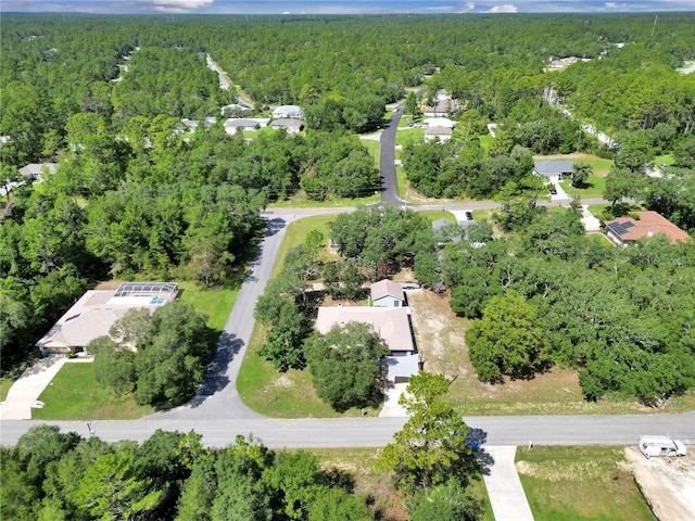 8198 N Brook Way, Citrus Springs, FL 34433 - aerial overview of property's location with a heavily wooded area