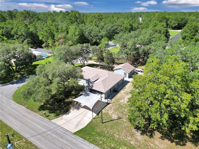 8198 N Brook Way, Citrus Springs, FL 34433 - drone / aerial view of a forest