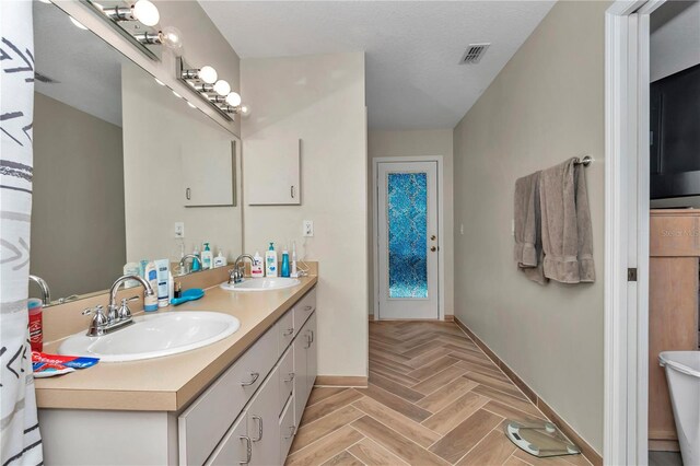 8198 N Brook Way, Citrus Springs, FL 34433 - full bath with baseboards and double vanity