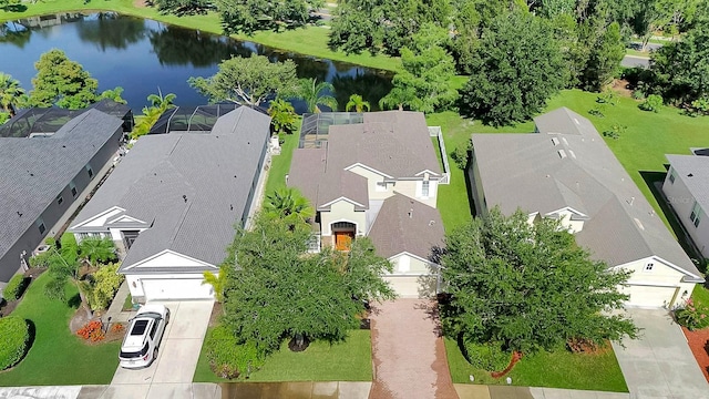 6364 Golden Eye Gln, Lakewood Ranch, FL 34202 - aerial view of residential area with a large body of water