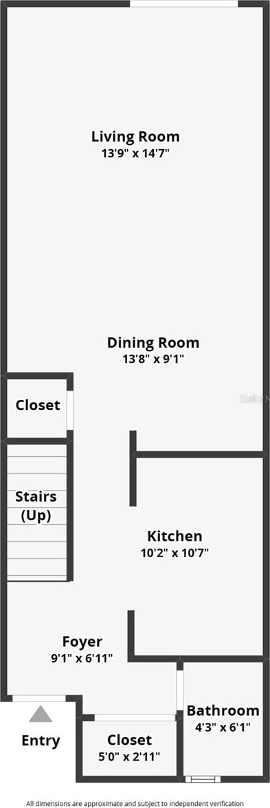 1452 SW 25th Pl Unit D4, Gainesville, FL 32608 - view of property floor plan