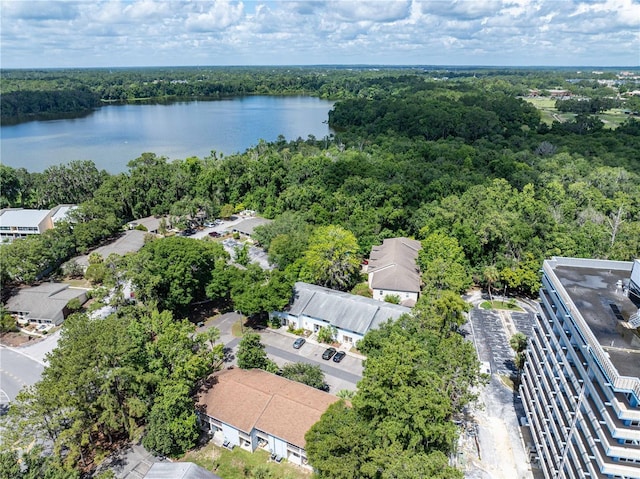 1452 SW 25th Pl Unit D4, Gainesville, FL 32608 - bird's eye view of a large body of water and a forest