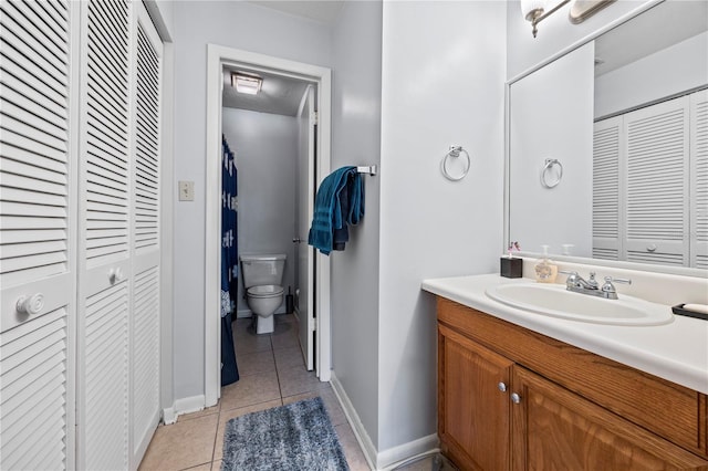 1452 SW 25th Pl Unit D4, Gainesville, FL 32608 - full bathroom with a closet, vanity, and tile patterned flooring