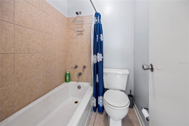 1452 SW 25th Pl Unit D4, Gainesville, FL 32608 - full bath with shower / bathtub combination with curtain and tile patterned floors