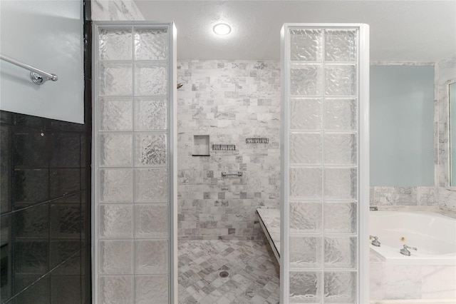 4700 NW 19th Pl, Gainesville, FL 32605 - full bathroom with a stall shower and a whirlpool tub