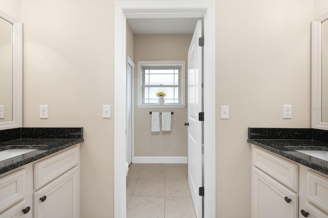6316 SW 50th St, Gainesville, FL 32608 - bathroom featuring vanity and tile patterned flooring