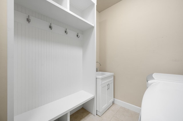 6316 SW 50th St, Gainesville, FL 32608 - mudroom with light tile patterned floors and a sink