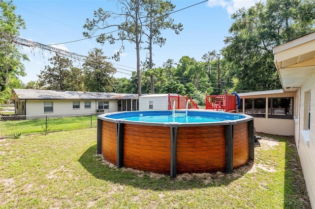 3331 NW 30th Ave, Gainesville, FL 32605 - view of pool with view of scattered trees