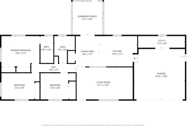 3331 NW 30th Ave, Gainesville, FL 32605 - view of floor plan / room layout