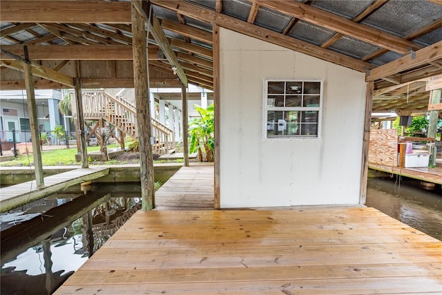 78 SE 901st Ave, Suwannee, FL 32692 - dock with stairway