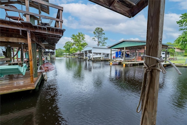 78 SE 901st Ave, Suwannee, FL 32692 - dock area with a water view and boat lift