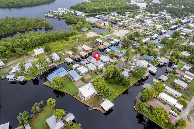 78 SE 901st Ave, Suwannee, FL 32692 - aerial view of property's location with a nearby body of water and nearby suburban area