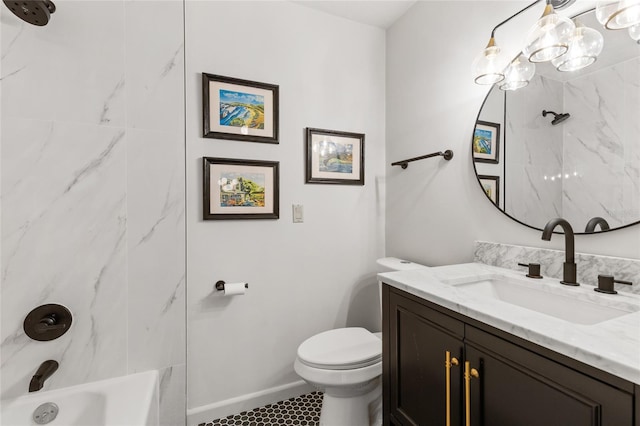 2330 NW 54th Ter, Gainesville, FL 32606 - bathroom featuring vanity and shower / bathtub combination