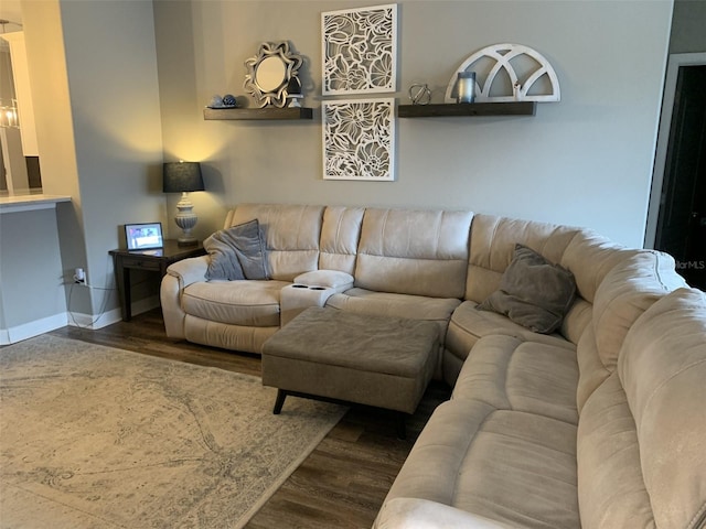 2048 Bristol Grande Way, Orlando, FL 32820 - living area with wood finished floors and baseboards