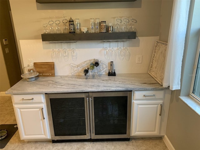 2048 Bristol Grande Way, Orlando, FL 32820 - indoor dry bar featuring beverage cooler and light tile patterned floors