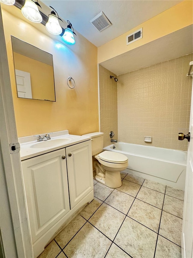 4224 SW 70th Ter Unit A, Gainesville, FL 32608 - full bath featuring vanity, tub / shower combination, and tile patterned flooring