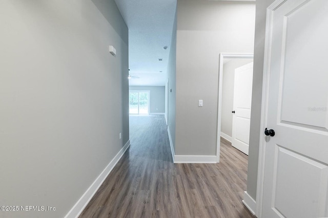 1262 Coral Farms Rd, Florahome, FL 32140 - hall with wood finished floors