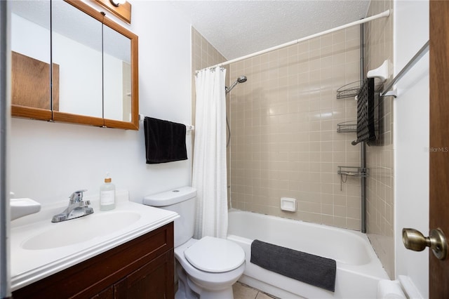 3434 NW 21st Dr Unit D4, Gainesville, FL 32605 - full bathroom with shower / tub combo, vanity, and a textured ceiling