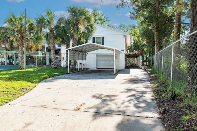 145 SE 904th Ave, Suwannee, FL 32692 - view of front of house featuring a garage and concrete driveway