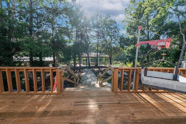 145 SE 904th Ave, Suwannee, FL 32692 - view of deck