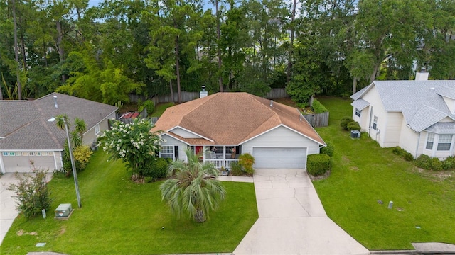 1602 NW 117th Ter, Gainesville, FL 32606 - aerial view of property and surrounding area